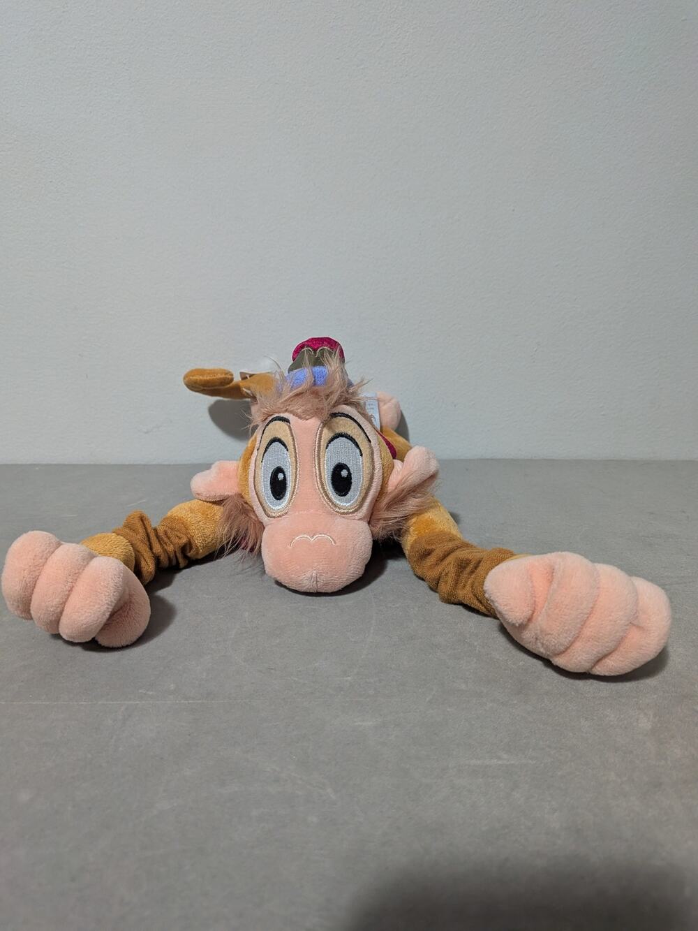 Disney Aladdin Stretch Arm Abu Plush Disney Store Original Stuffed Animal